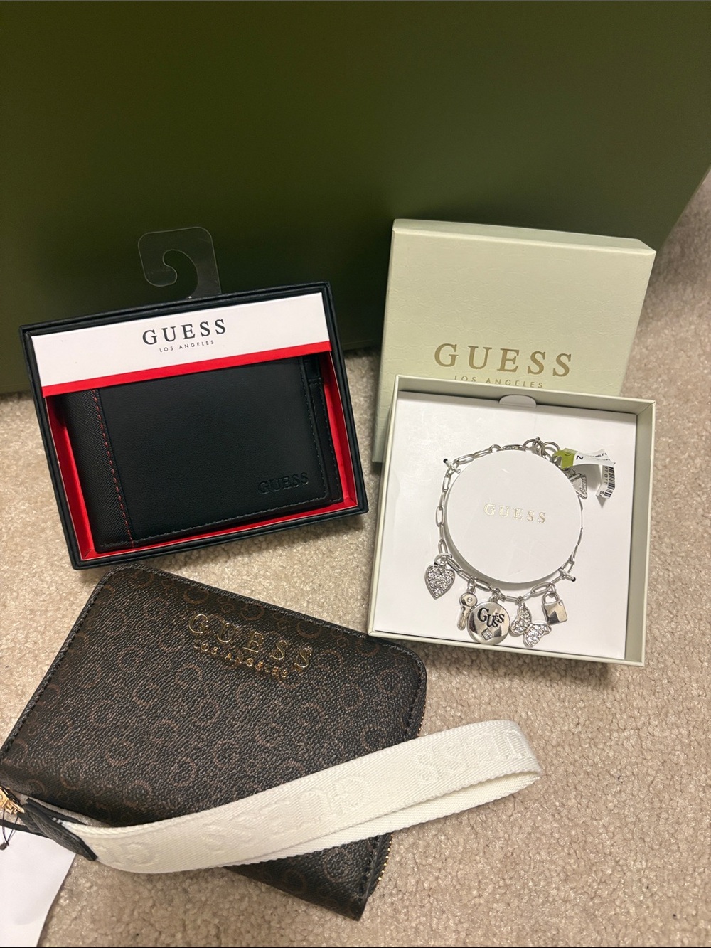 GUESS Bundle (wallets and bracelet)